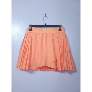 Alo Yoga Aces Tennis Skirt in Cantaloupe Orange, M